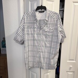 Under Armour Light Gray Checkered Men's Shirt